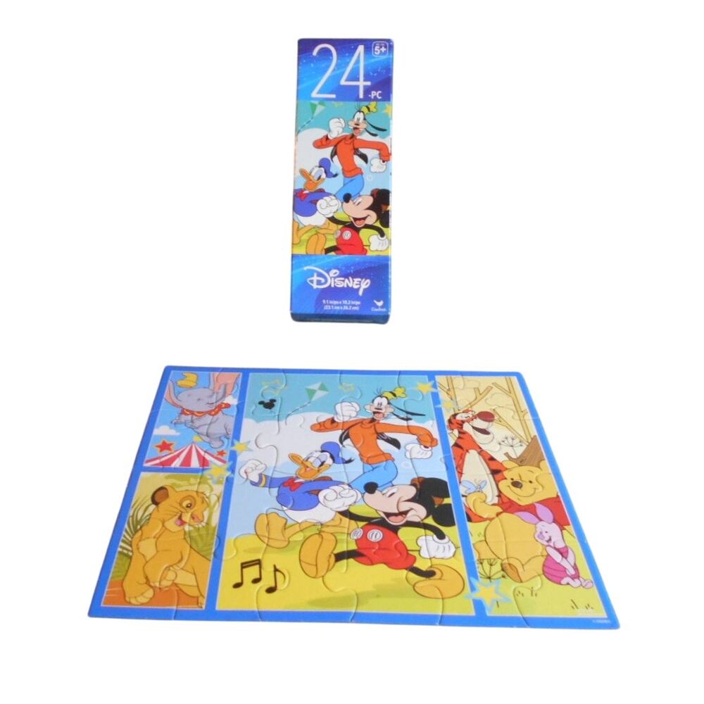 Disney Mickey & Friends 24 PC Puzzle 2020 Spinmaster/Cardinal Complete